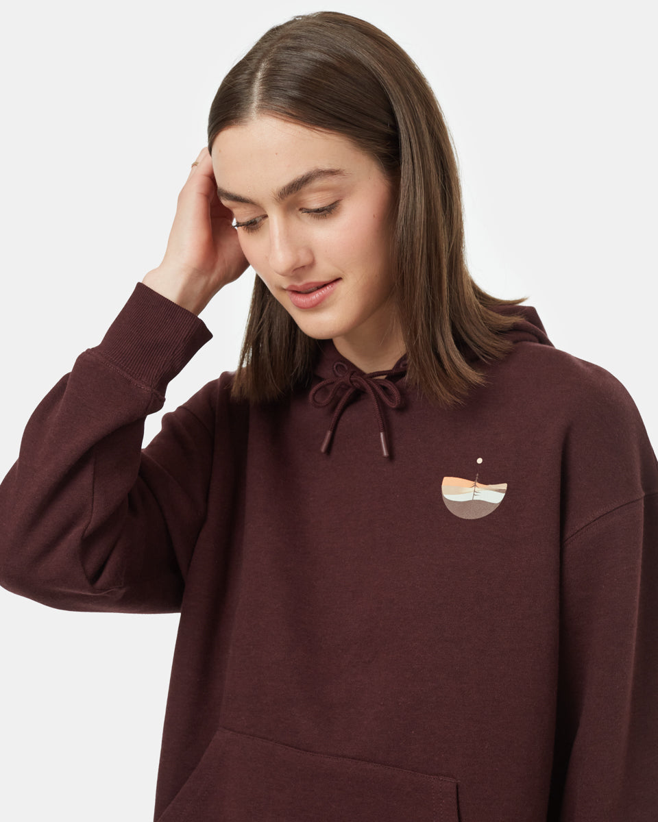 Tentree Women's Artist Series Portal Hoodie - Mulberry Barley