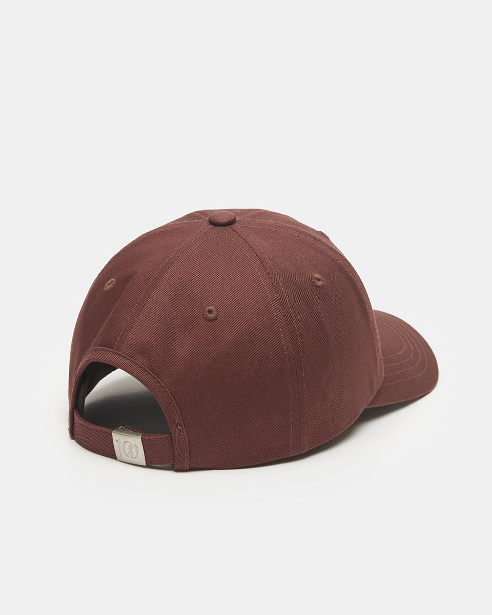 Tentree Slogan Peak Hat - Deep Mahogany Take A Hike