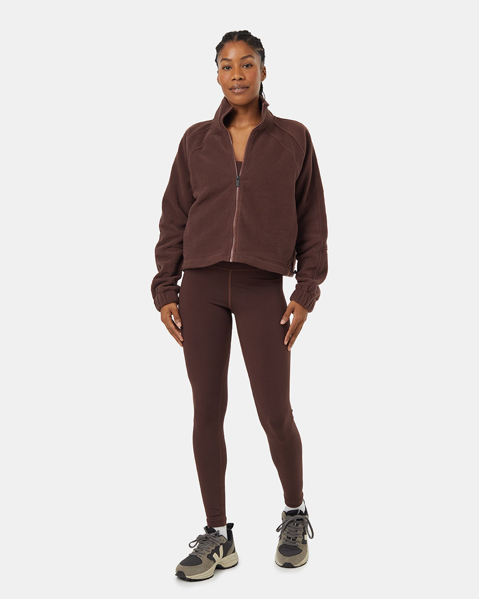 Tentree Women's Palisade Full Zip - Deep Mahogany
