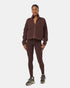 Tentree Women's Palisade Full Zip - Deep Mahogany
