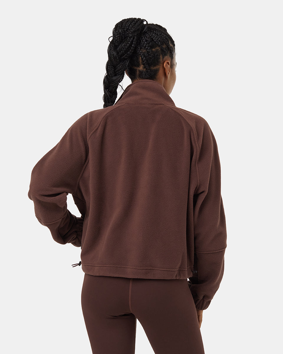 Tentree Women's Palisade Full Zip - Deep Mahogany