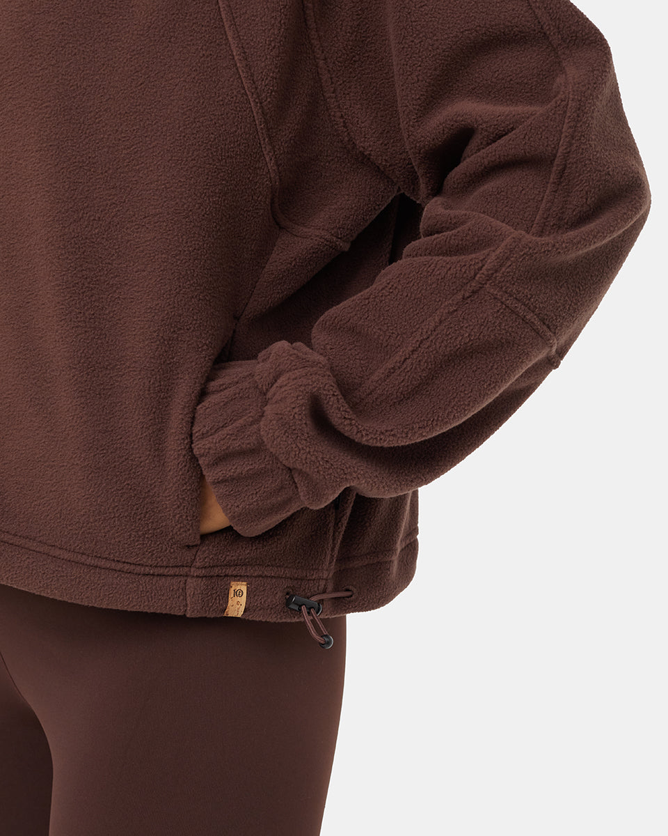 Tentree Women's Palisade Full Zip - Deep Mahogany