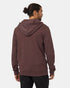 Tentree Men's Juniper Zip Hoodie - Deep Mahogany Heather White