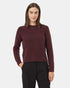 Tentree Women's Highline Fuzzy Crew Sweater - Mulberry