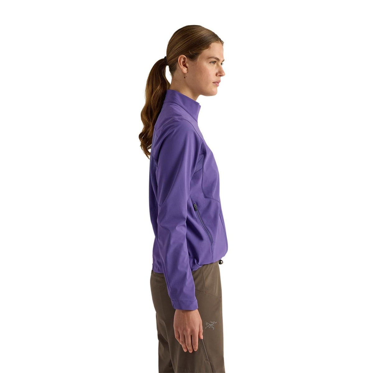 Arc'teryx Norvan Soft-Shell Jacket - Women's - Blurple - detail