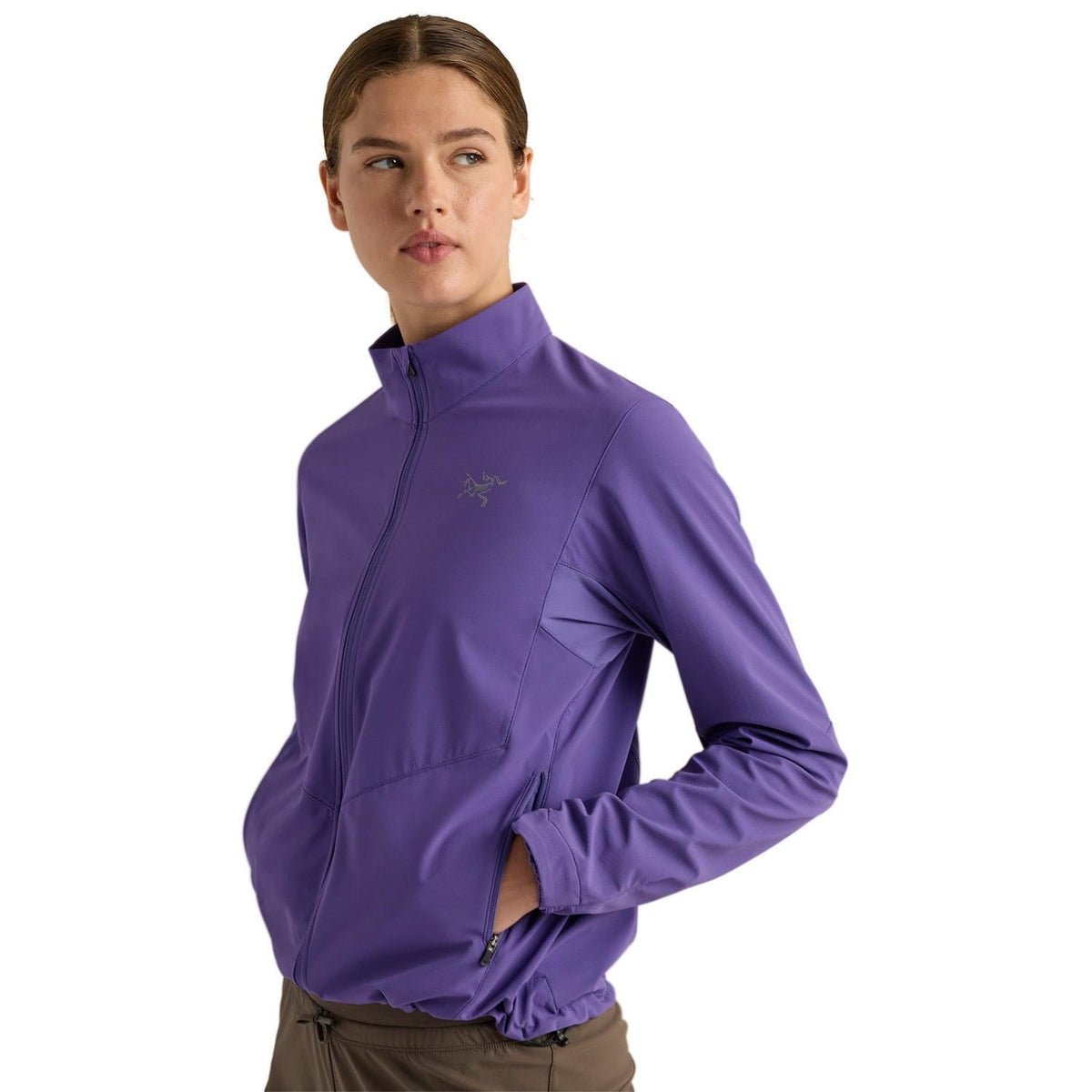Arc'teryx Norvan Soft-Shell Jacket - Women's - Blurple - detail