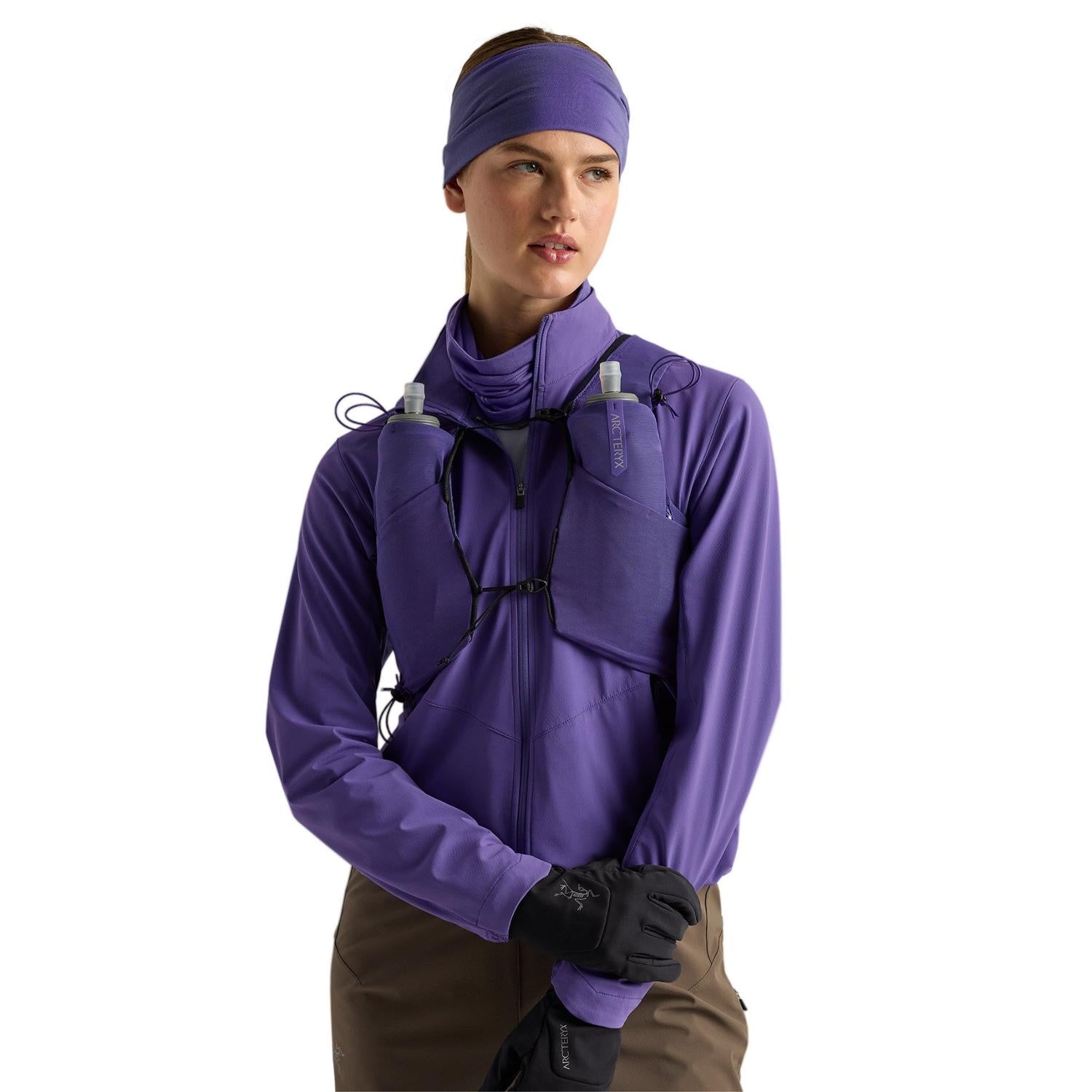 Arc'teryx Norvan Soft-Shell Jacket - Women's - Blurple - detail