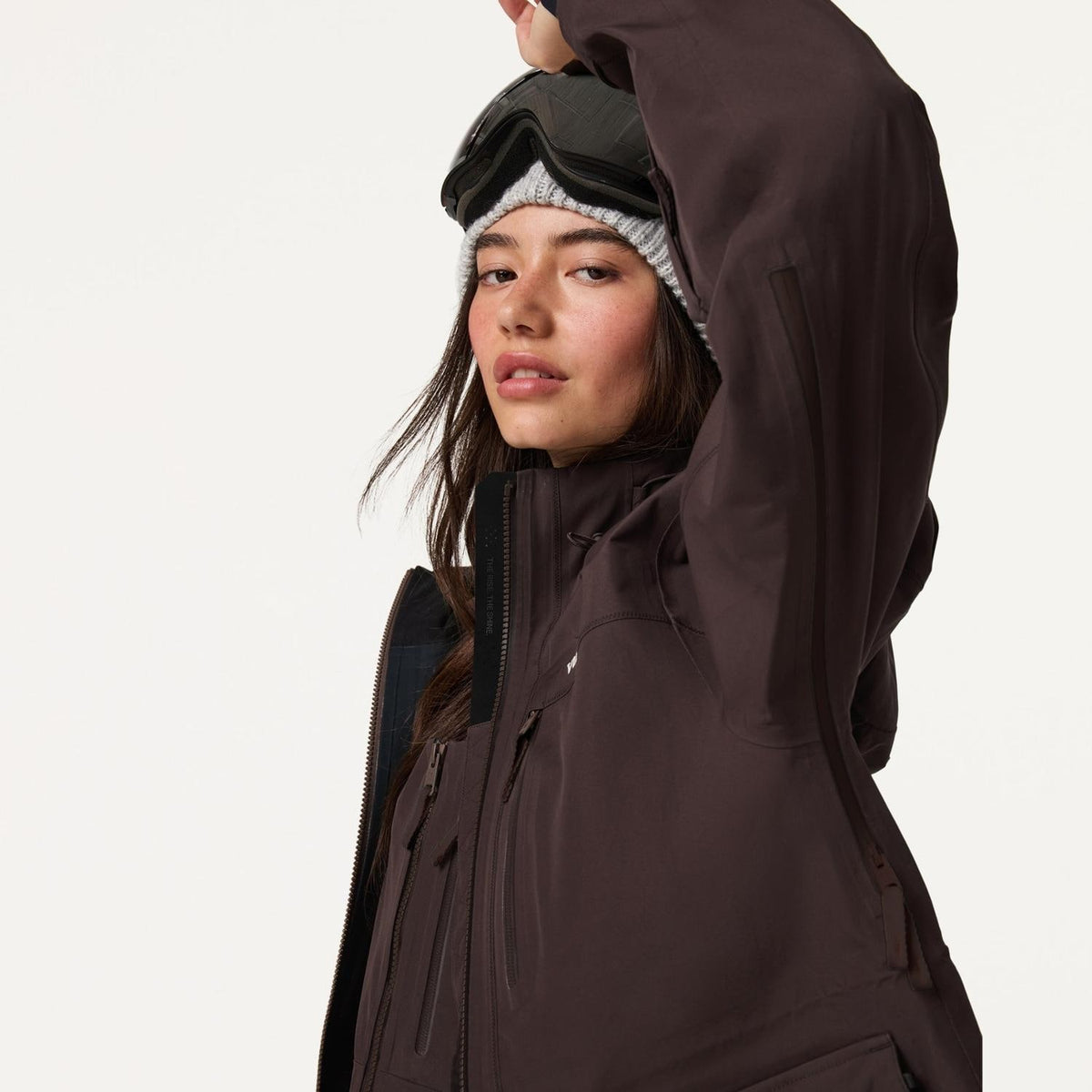 Vuori Taika Shell Jacket - Women's - French Roast - detail