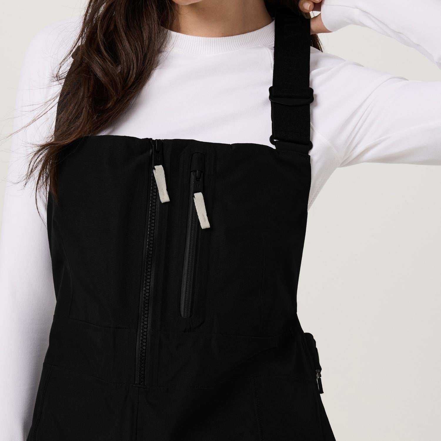 Vuori Taika Shell Bib Pants - Women's - Black - detail