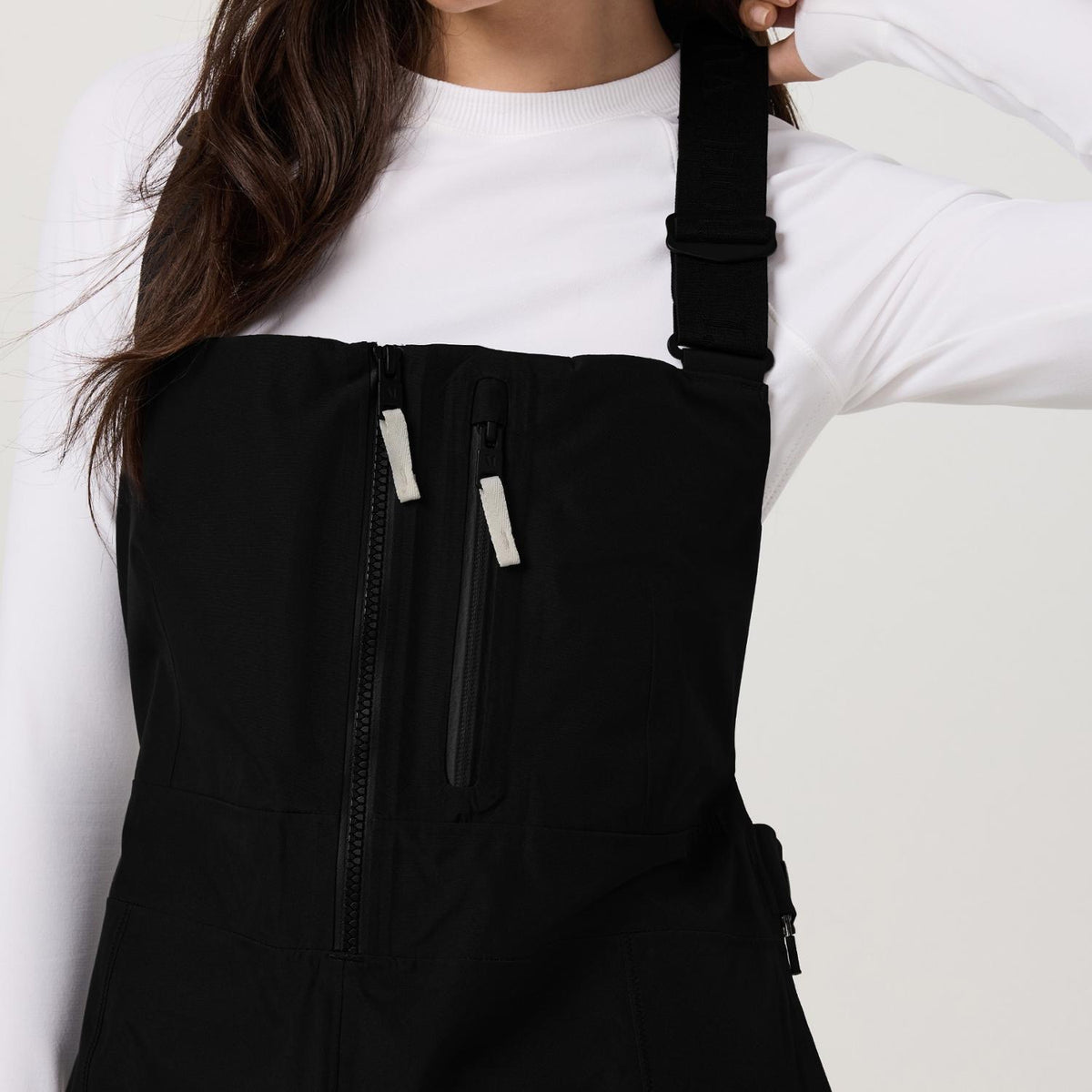 Vuori Taika Shell Bib Pants - Women's - Black - detail