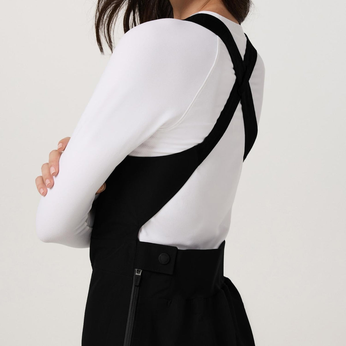 Vuori Taika Shell Bib Pants - Women's - Black - detail