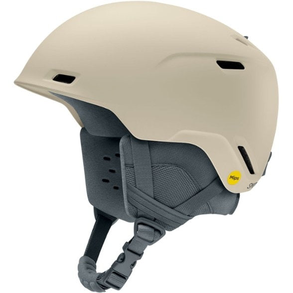 Smith Cache Mips Round Contour Snow Helmet - Matte Chalk