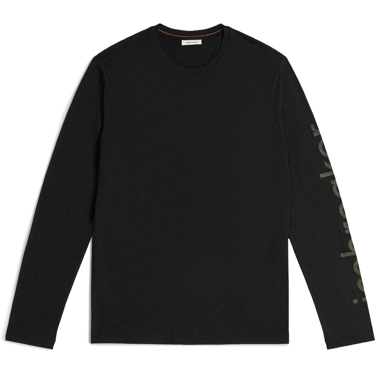 Icebreaker Merino 150 Tech Lite Long-Sleeve T-Shirt IB Vertical - Men's - Black