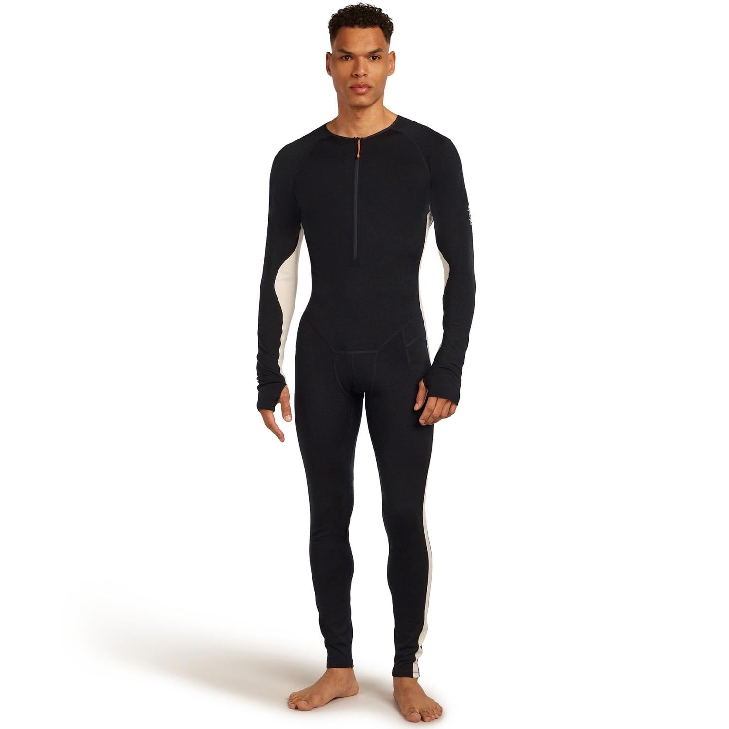 Icebreaker Merino 200 Oasis+ Thermal Suit - Men's - Black/Undyed/Cb