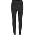 Icebreaker Merino 260 Vertex High-Rise Alpine Geo Base Layer Leggings - Women's - Black/Snow/J