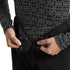 Icebreaker Merino 260 Vertex High-Rise Alpine Geo Base Layer Leggings - Women's - Black/Snow/J - detail