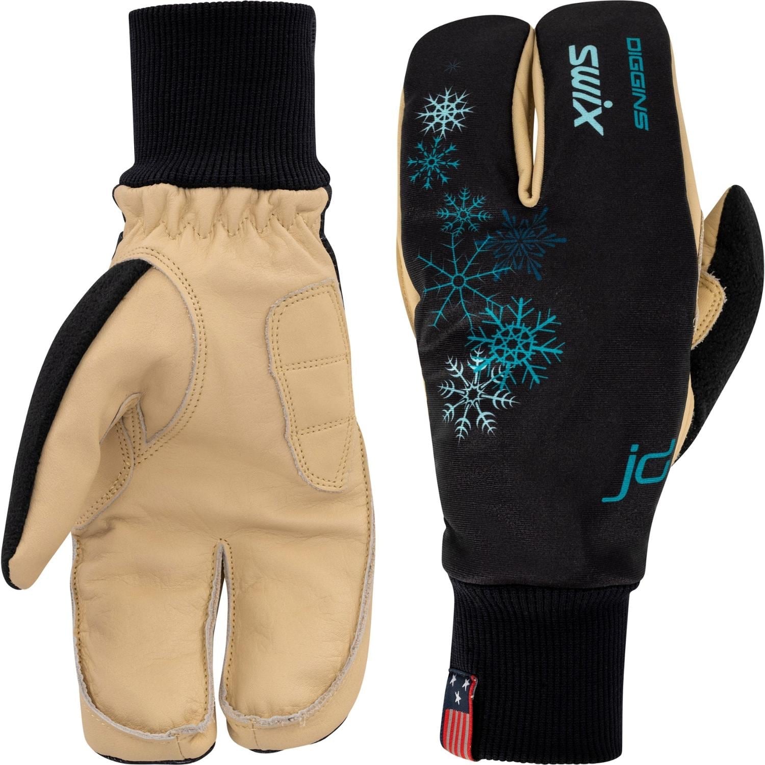 Swix JD Split Mittens - Women's - Teal - view 1