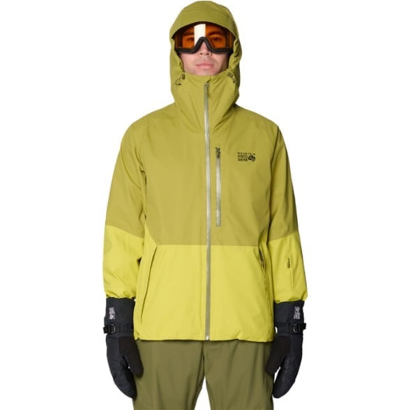 Mountain Hardwear Firefall Jacket - Men's - Bright Fatigue/Lucky Chard
