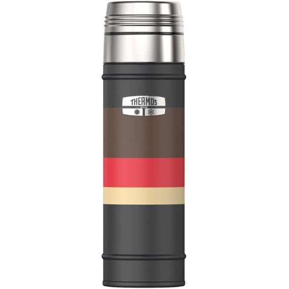 THERMOS LLC Stainless-Steel Direct Drink Bottle - 24 fl. oz. - Black Color Bar