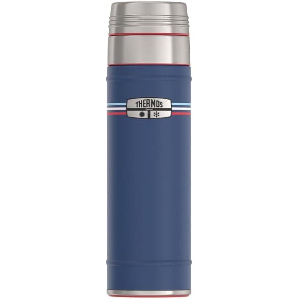 THERMOS LLC Stainless-Steel Direct Drink Bottle - 24 fl. oz. - Navy Pinstripes