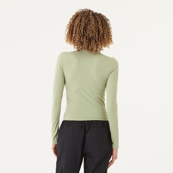 Threads 4 Thought Alice Luxe Jersey Long-Sleeve Fitted T-Shirt - Women's - Heather Willow
