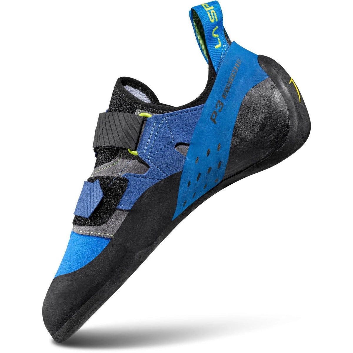 La Sportiva Katana Climbing Shoes - Men's - Electric Blue/Lime Punch - detail