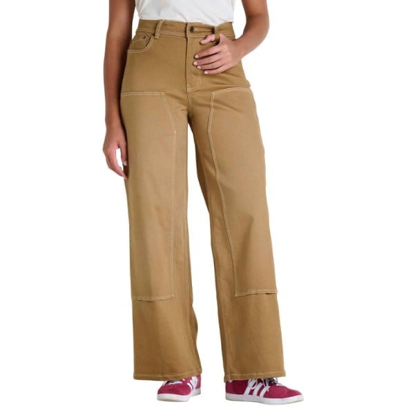 Toad&Co Balsam Wide-Leg Utility Pants - Women's - Honey Brown