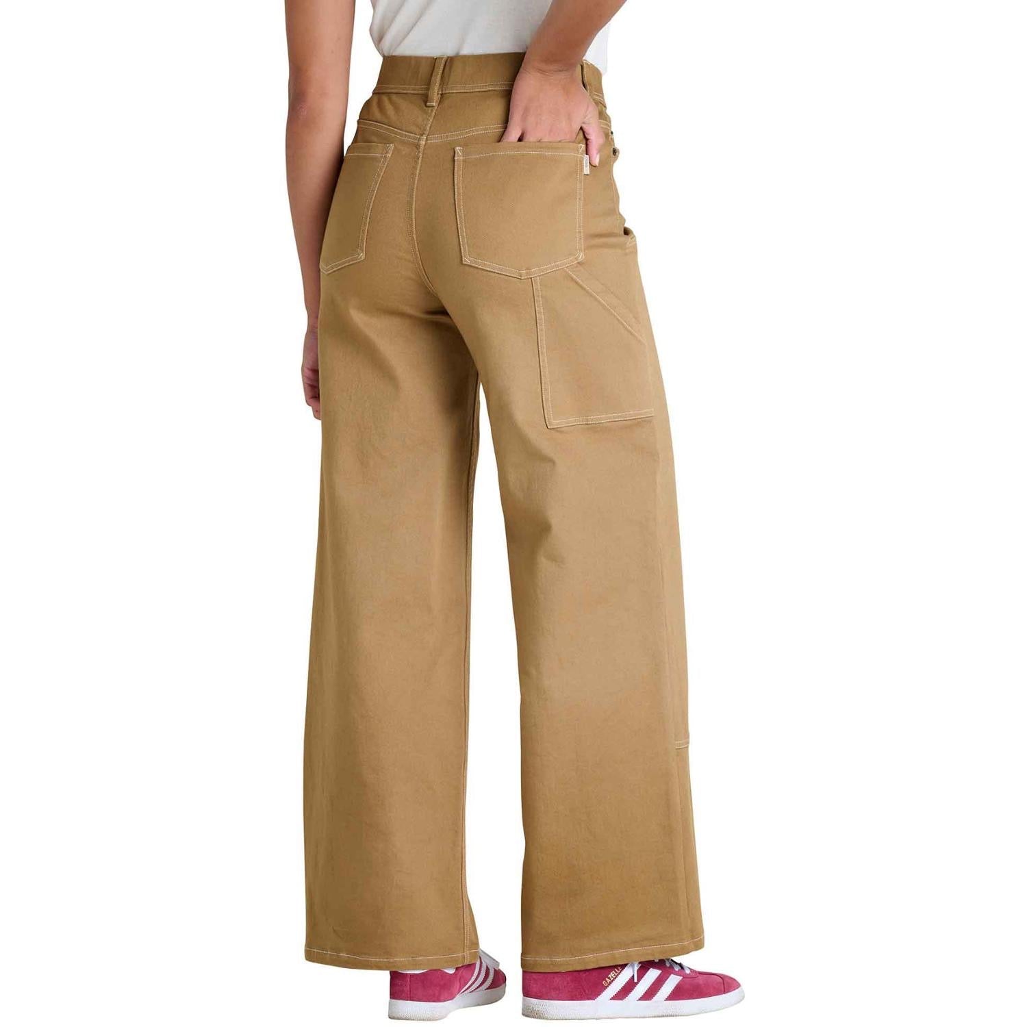 Toad&Co Balsam Wide-Leg Utility Pants - Women's - Honey Brown
