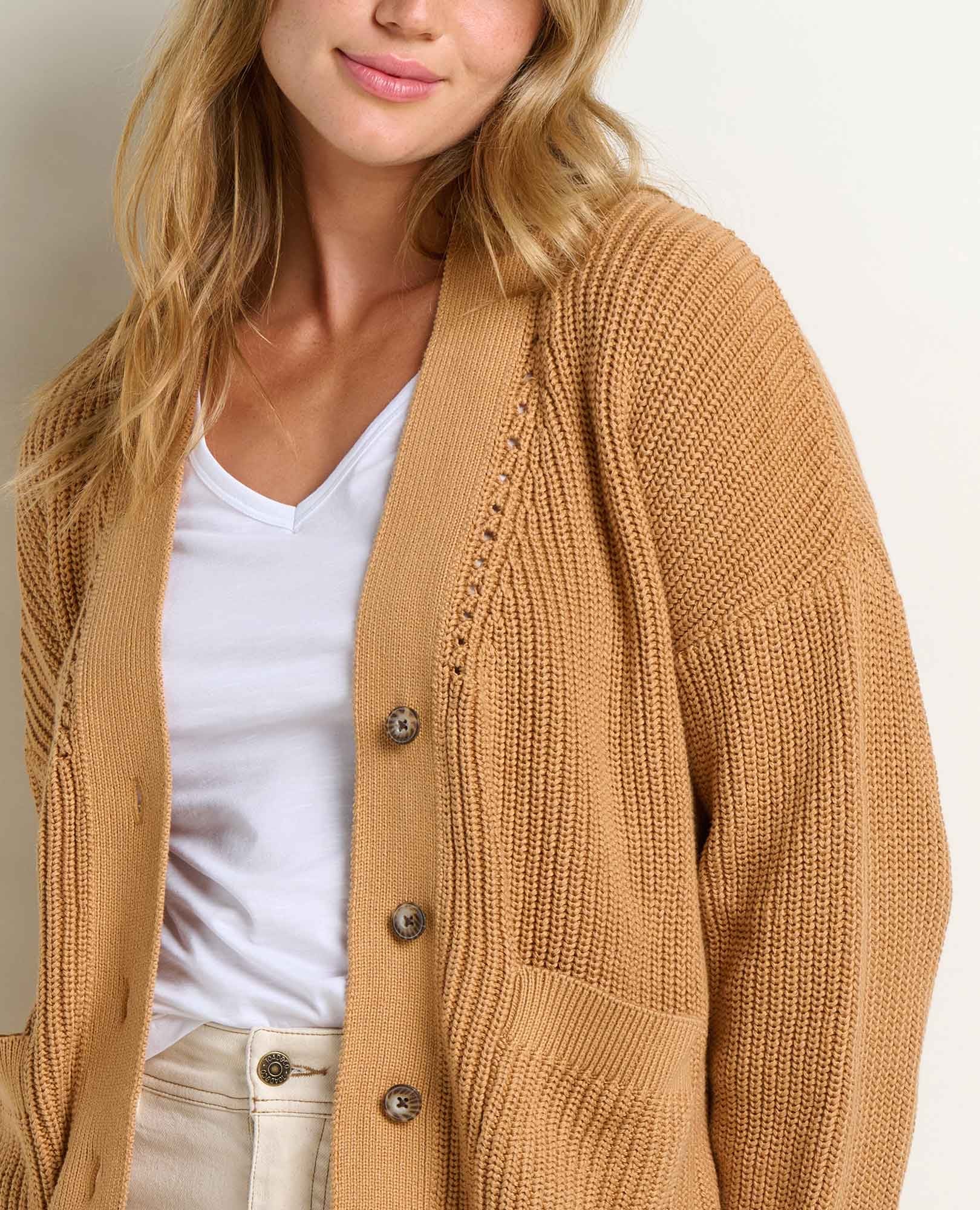 Toad&Co Bianca Shaker Cardigan - Women's - Camel
