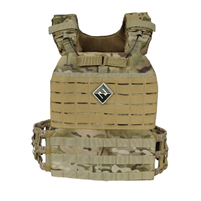 Weight Vest Plate Carrier **Includes 2 Weight Plates** by F and F Steel