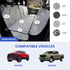 4Knines Crew Cab Truck Seat Cover with Hammock for Fold Up Seats