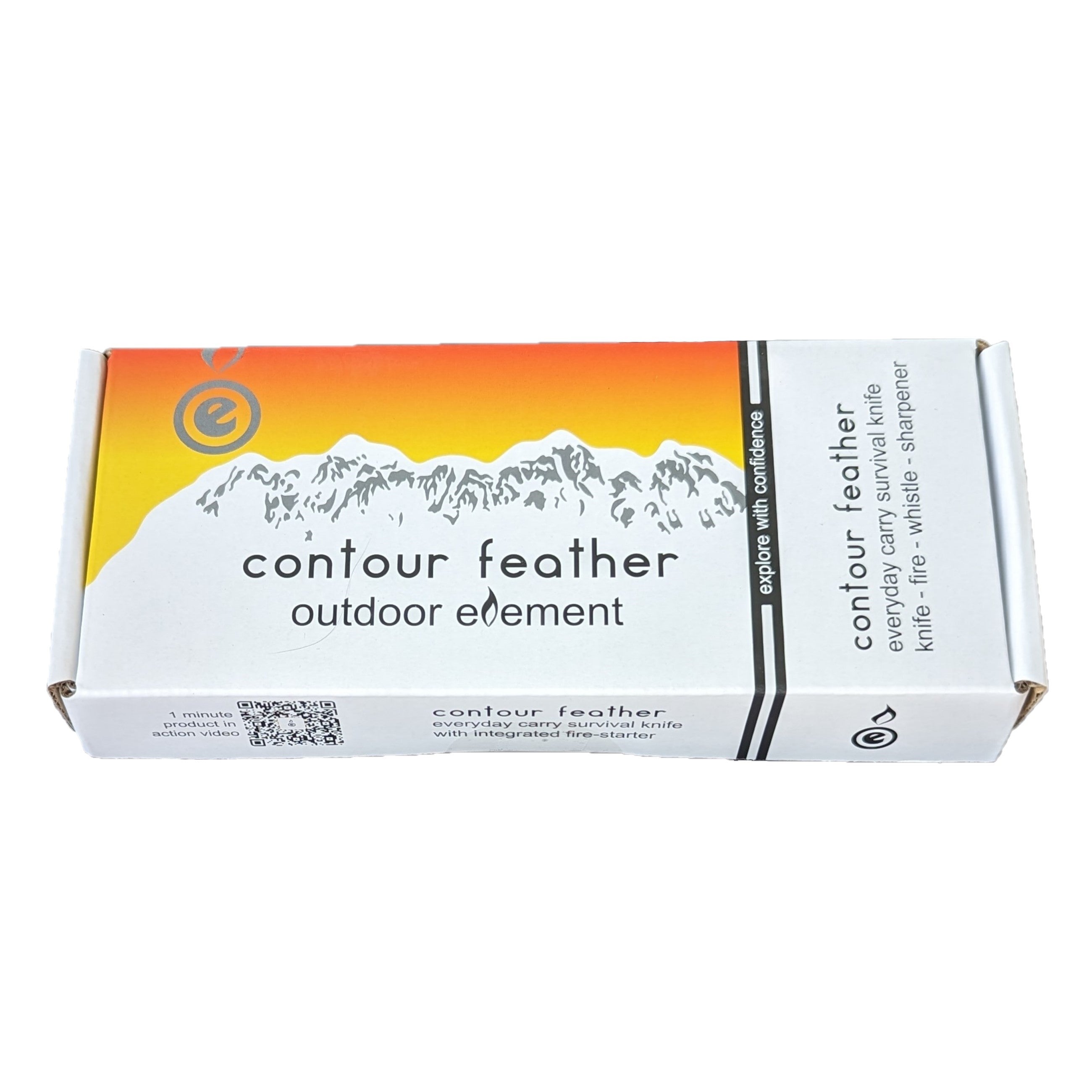 Outdoor Element Contour Feather Adventure Survival Knife