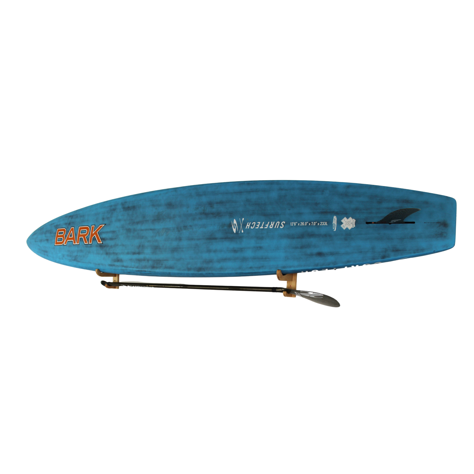 COR Surf Bamboo SUP Wall Mount with Paddle Rack — view 2