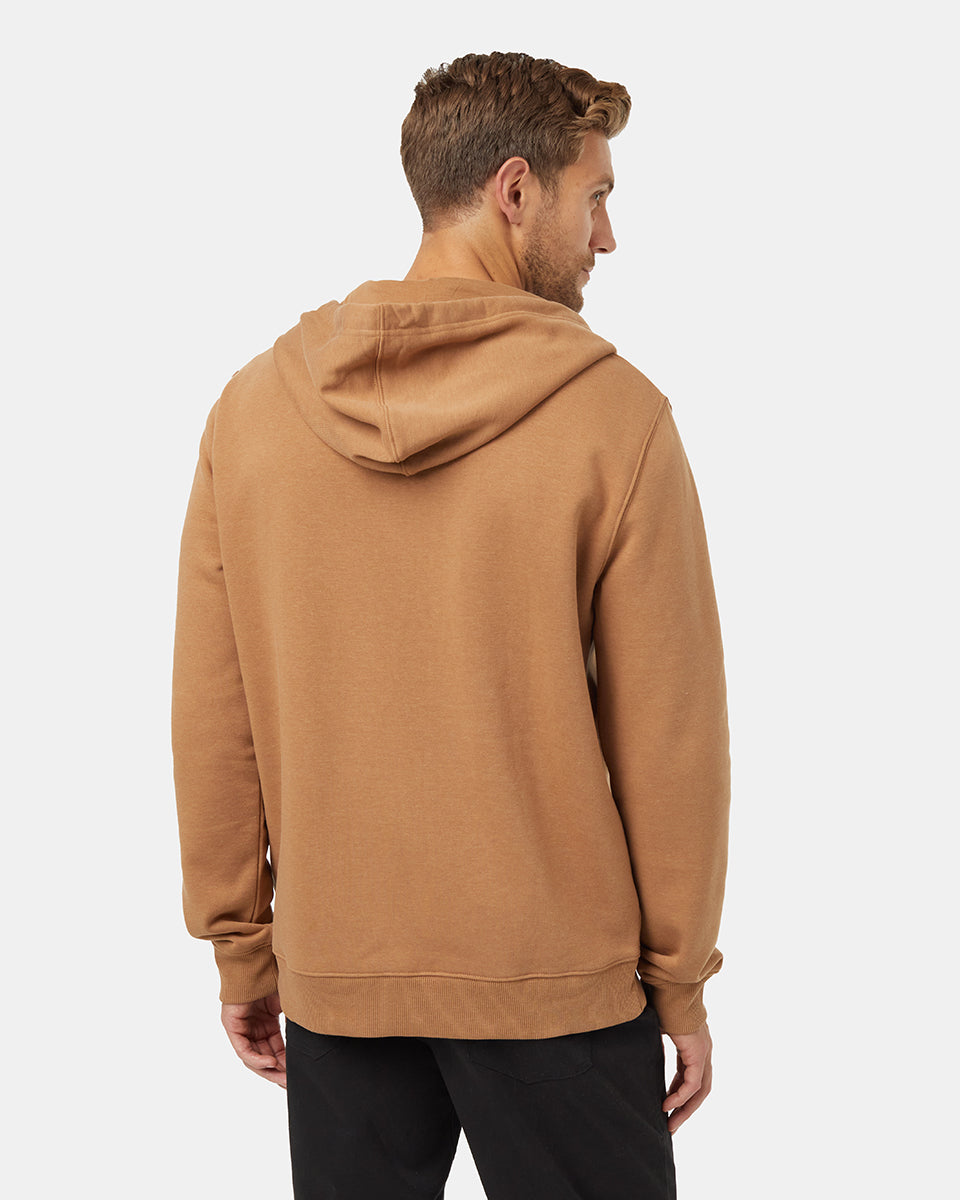 Tentree Men's Reynard Zip Hoodie - Camel