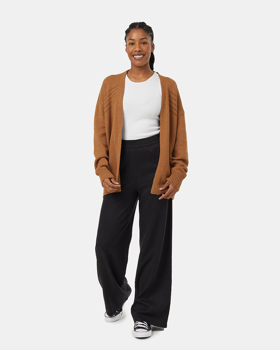 Tentree Women's Prairies Cardigan - Camel Heather