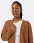 Tentree Women's Prairies Cardigan - Camel Heather