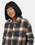 Tentree Women's Livingston Jacket - Camel Modern Plaid