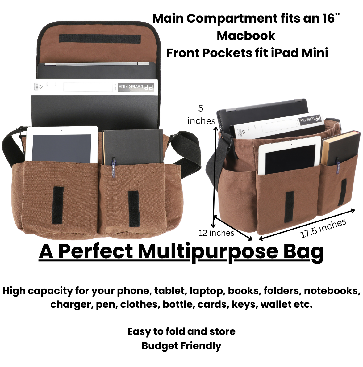 White Duck Filios Messenger Bag