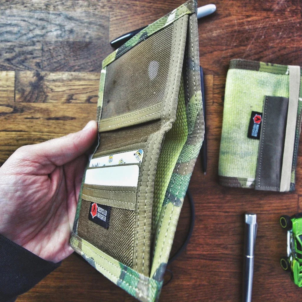 Recycled Firefighter Captain Wallet - Firehose Edition — product view 28