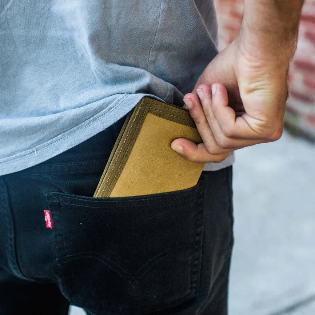 Recycled Firefighter Captain Wallet - Firehose Edition — product view 35