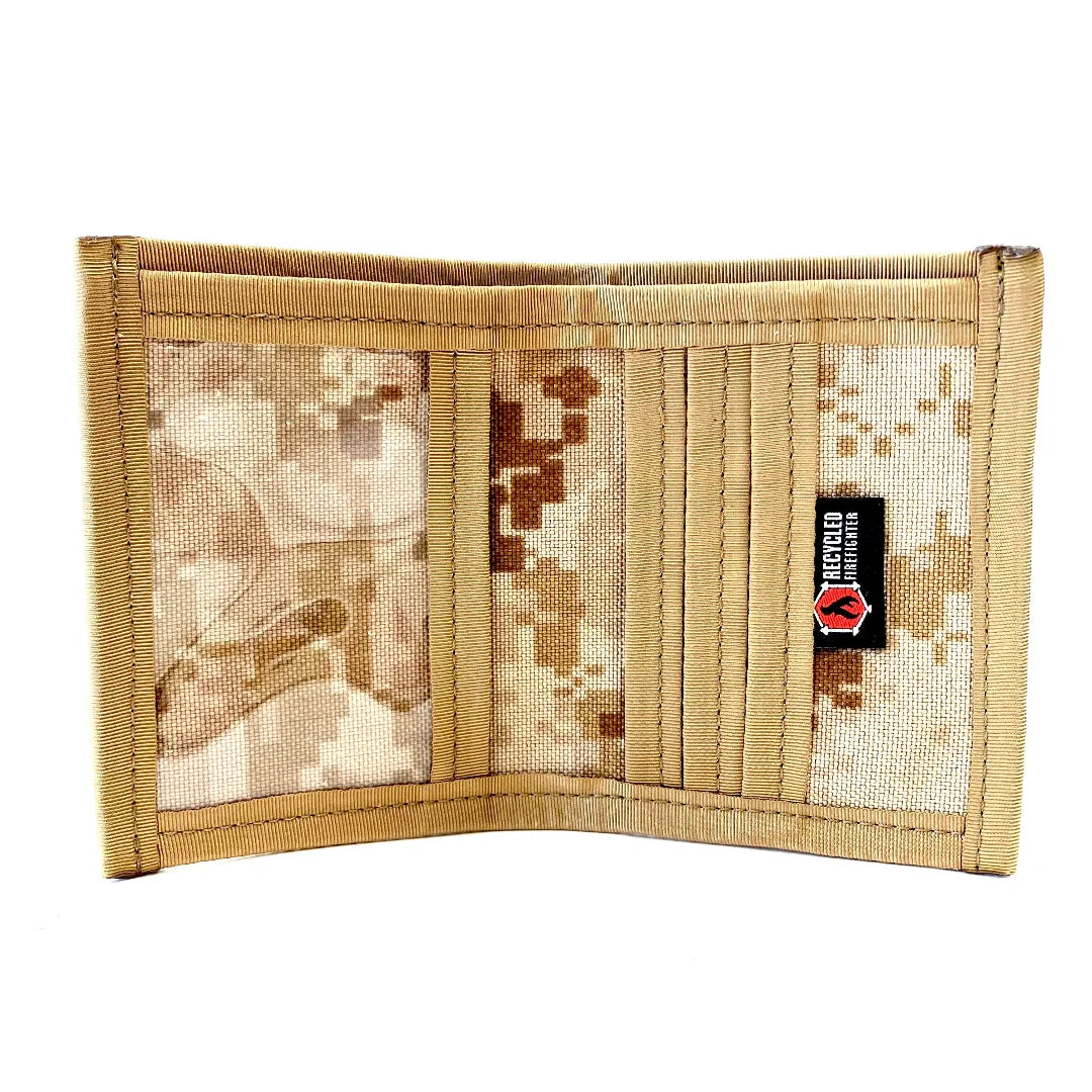 Recycled Firefighter Captain Wallet - Combat Leather Edition — product view 4