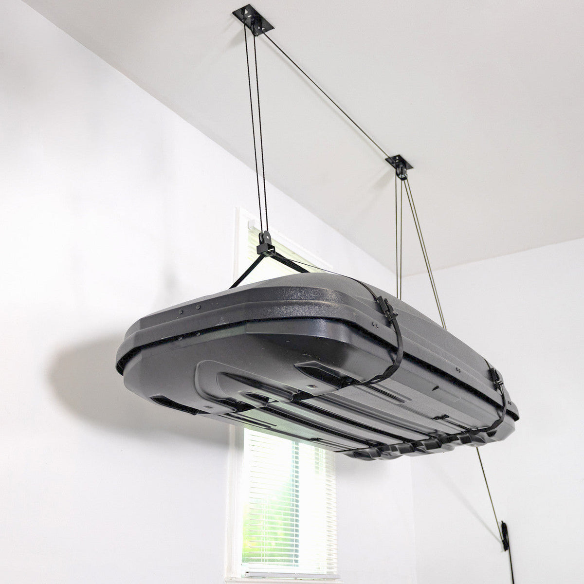 Cargo Box Ceiling Hoist | Holds up to 150 lbs | 14' Lift - product view 1