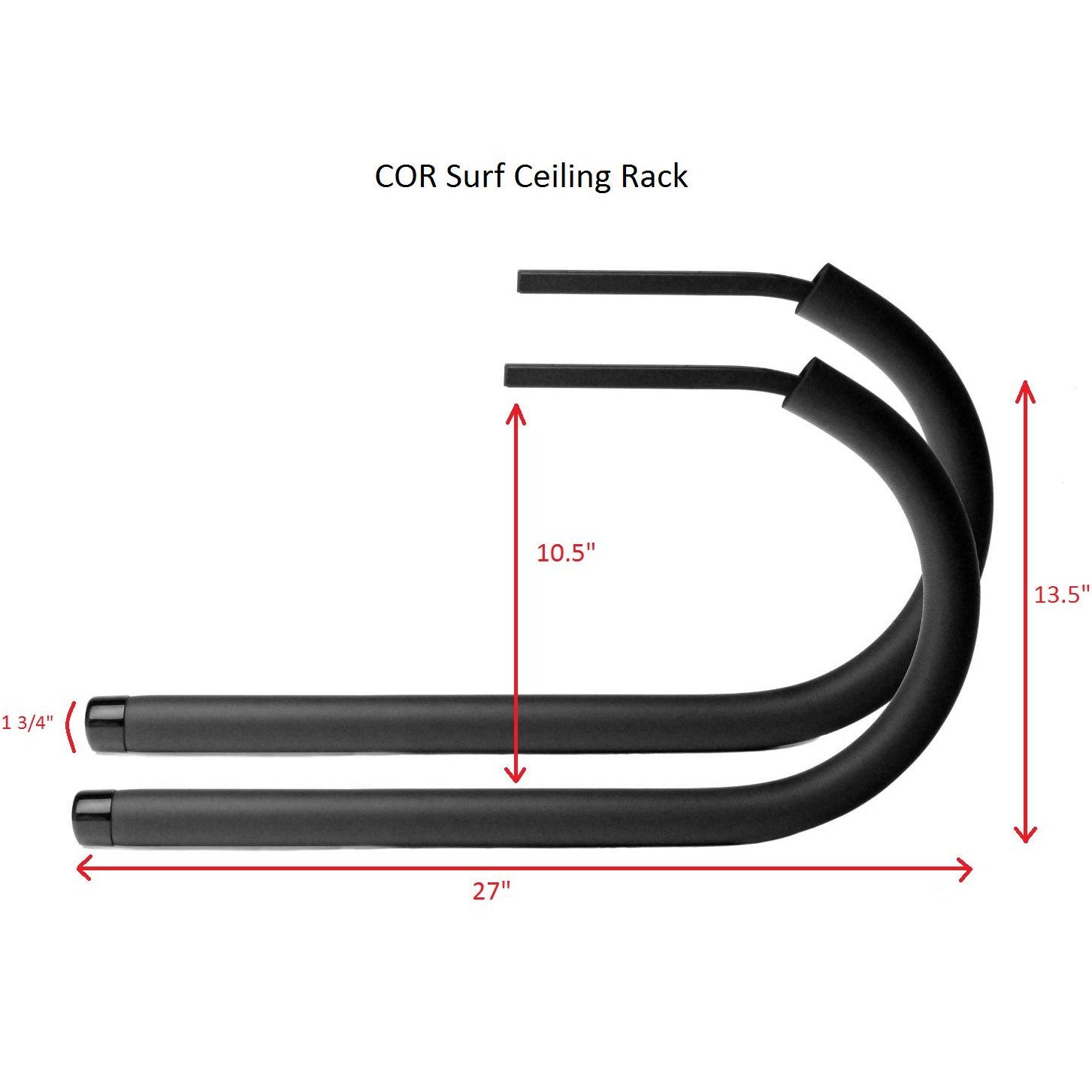 COR Surf SUP Ceiling or Wall Storage Rack | Longboard & Paddleboard Mount — view 2
