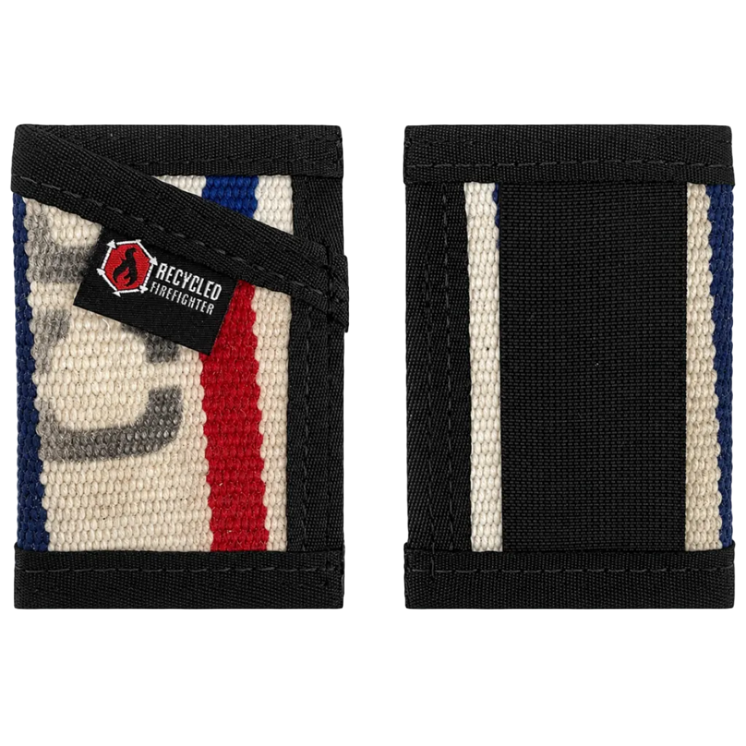 Recycled Firefighter Sergeant Wallet - Firehose Edition — product view 1