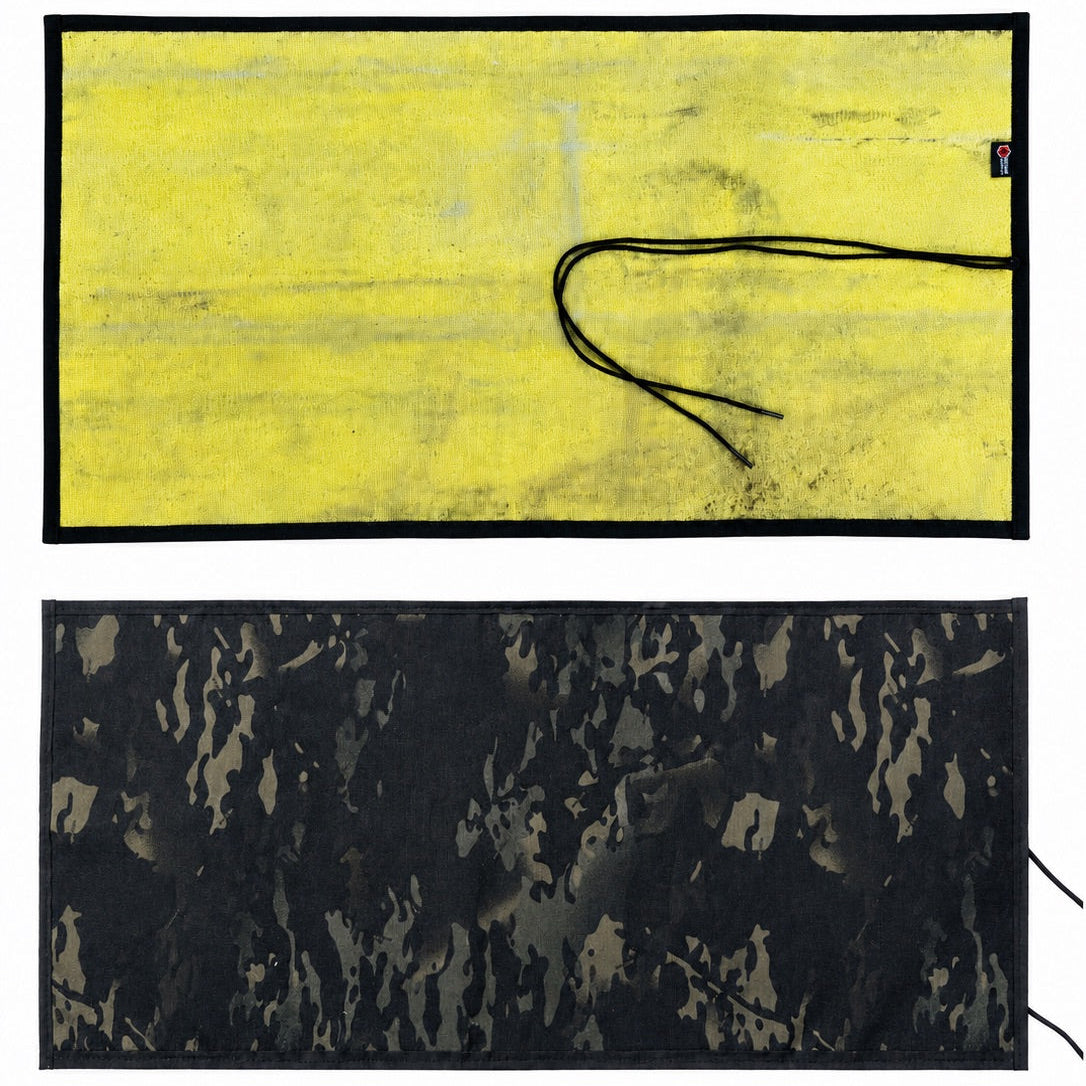 Recycled Firefighter Drop Zone Mat - Premium - Firehose Edition — product view 2