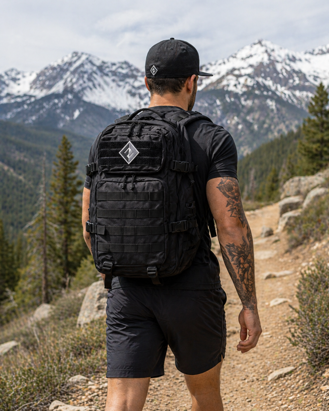 Rucking Pack with Weight Plate Combo by F and F Steel