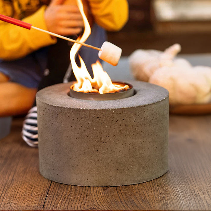 City Bonfires Classic Cylinder Concrete Fire Pit — product view 1