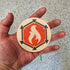 Recycled Firefighter Coaster — product view 7