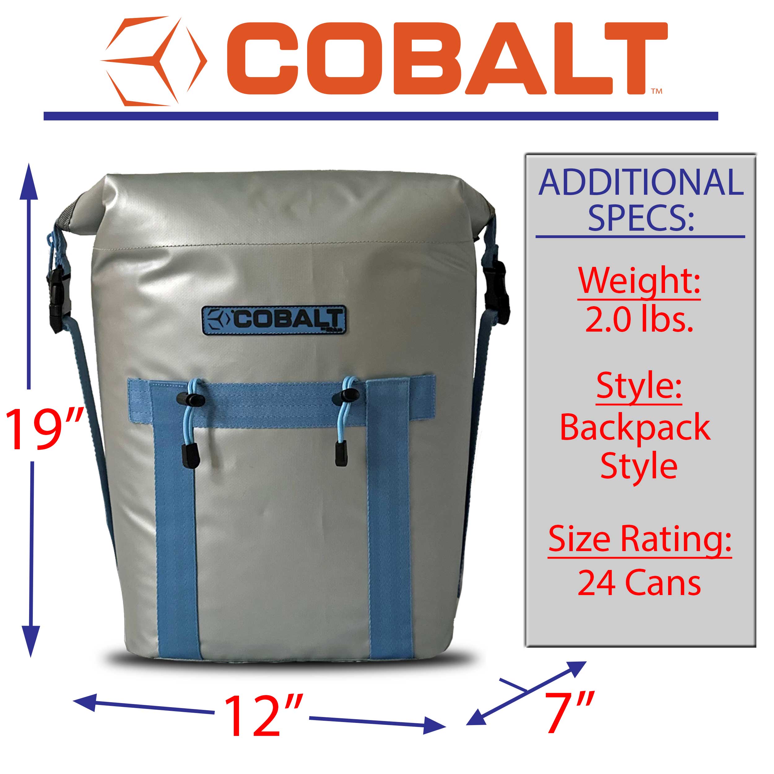 Blue Coolers Cobalt Soft Sided Cooler Backpack