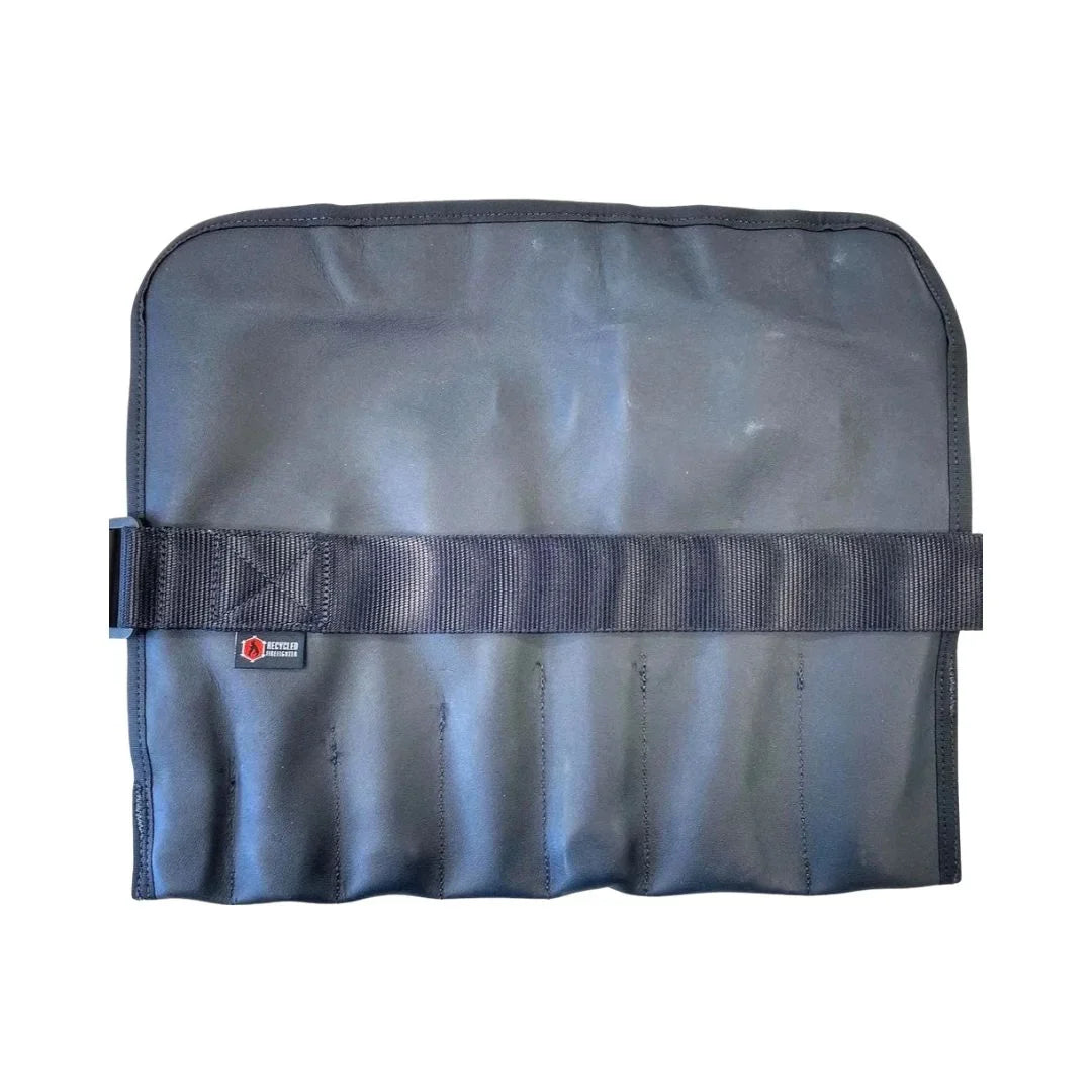 Recycled Firefighter Combat Leather Tool Roll — product view 6
